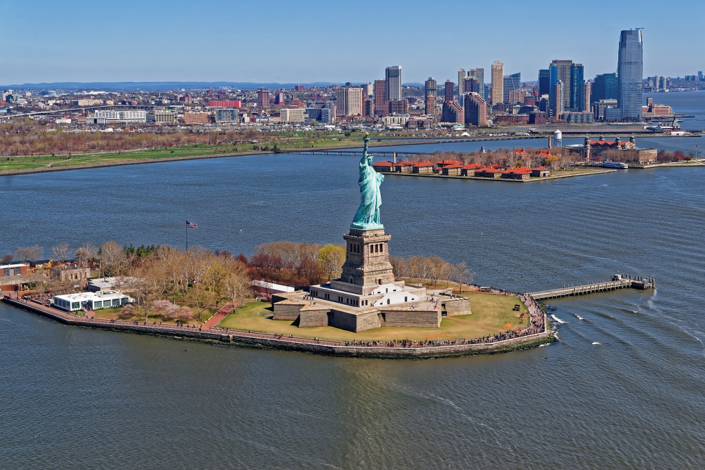 Aerial View Of The Statue Of Liberty In New York Insidesources