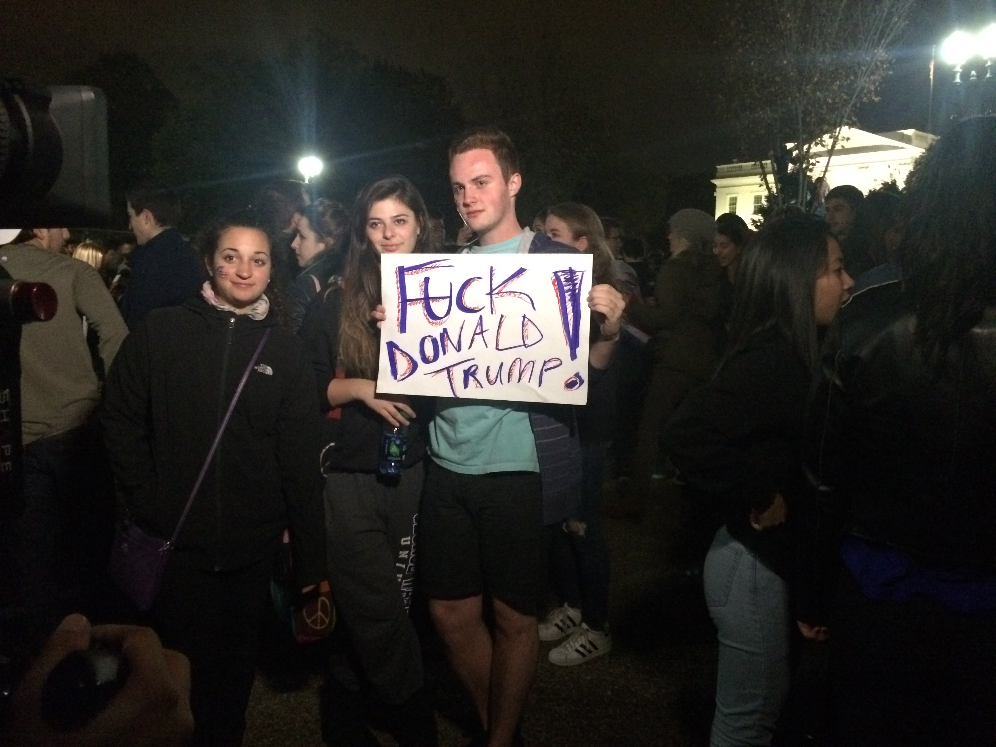 Donald Trump victory protest (Connor D. Wolf/InsideSources)