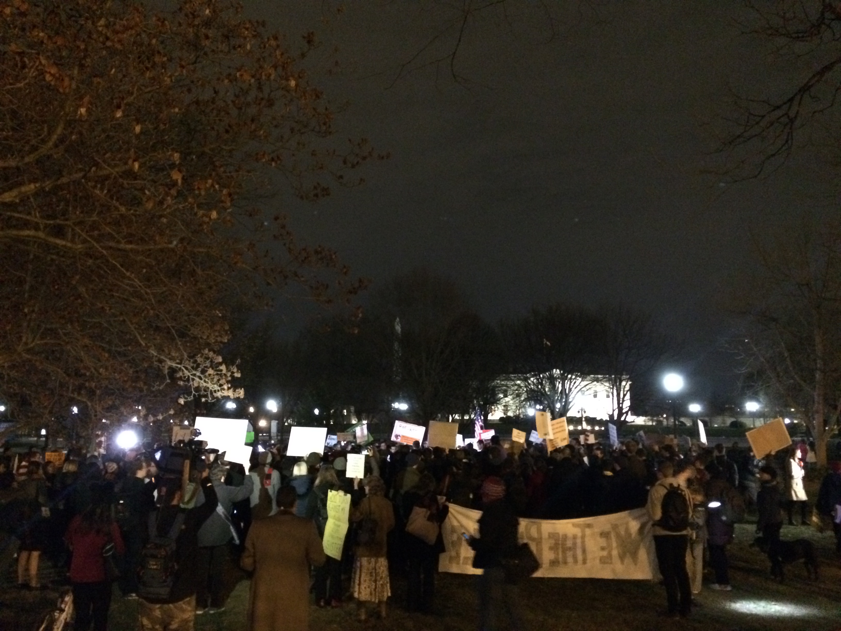 White House protest against revised travel ban (Connor D. Wolf/InsideSources)