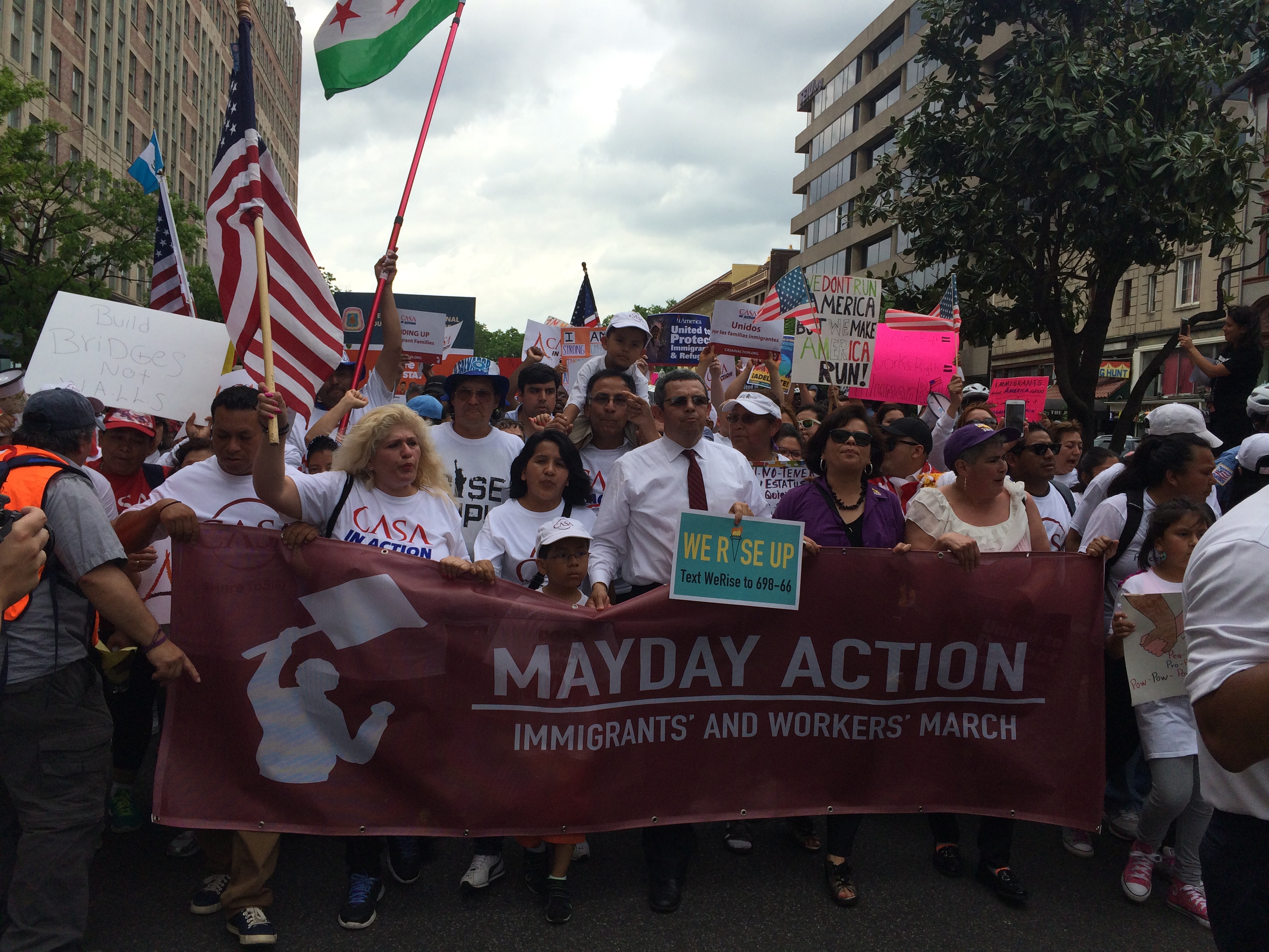 May Day Immigration Protest (Connor D. Wolf/InsideSources)