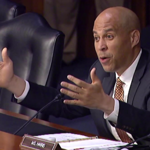 Cory Booker Joins Kamala Harris in Questioning Religious Faith of Nominees