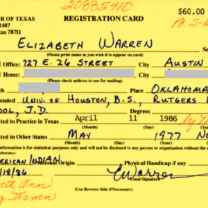 Will a Hand-Written Note From the 1980s End Elizabeth Warren’s Campaign?