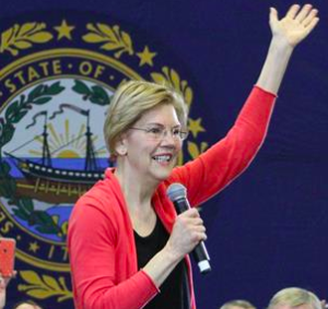 In Her New Hampshire Backyard, Warren’s Woes Continue