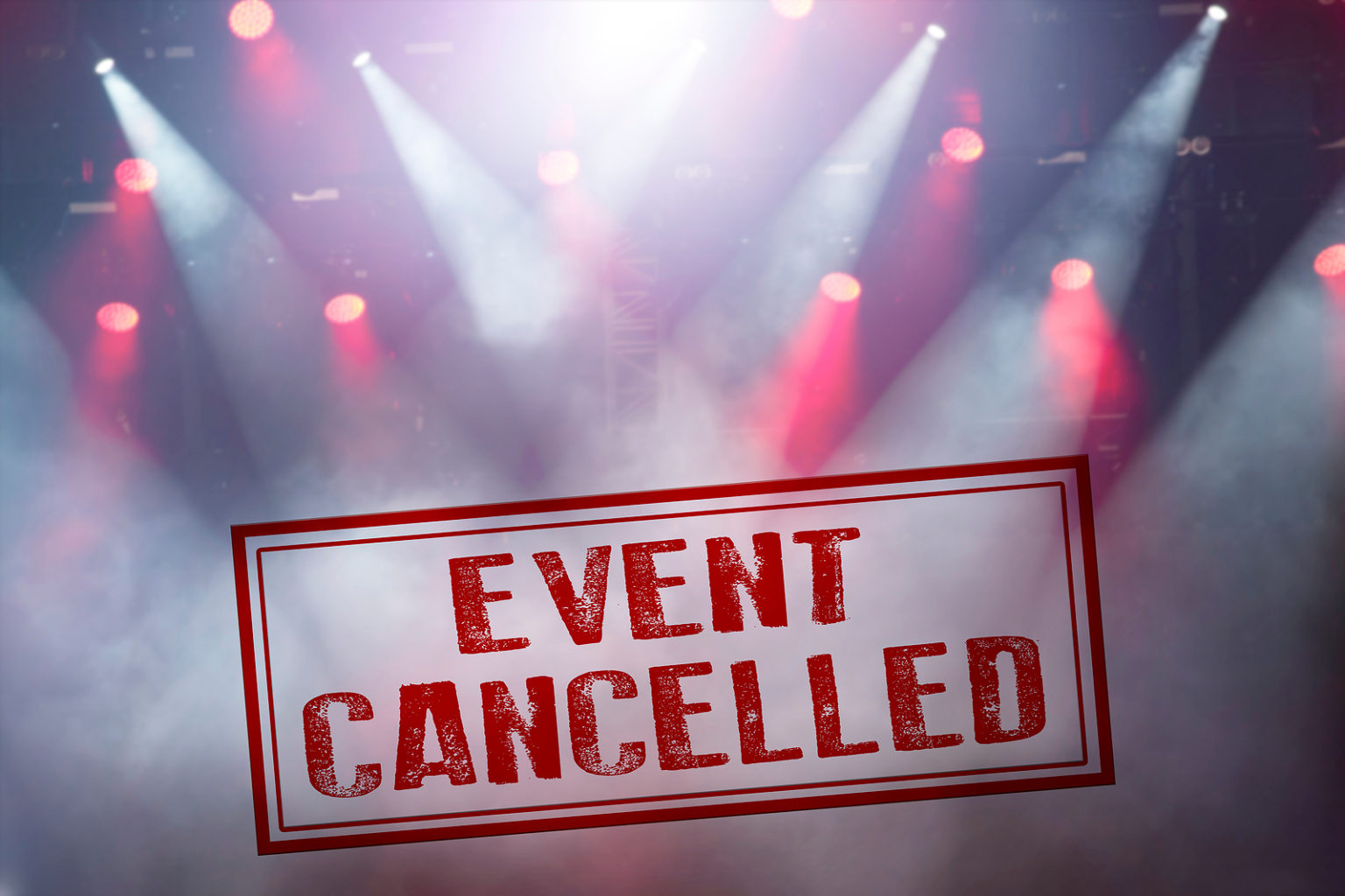 Cancelled concert or other event to avoid Coronavirus outbreaks
